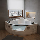 Hydrosan Spa-Badewanne mit Hydromassage Orino 632C 135x135 cm
