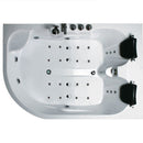 Hydrosan CARMEN 631L Hydromassage-Badewanne links, weiß, 180 x 120 cm
