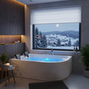 Hydrosan Hydromassage-Badewanne mit Heizung Carmen 631RH rechts Weiß 180x120 cm