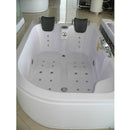 Hydrosan Hydromassage-Badewanne mit Heizung Carmen 631RH rechts Weiß 180x120 cm