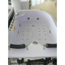 Hydrosan Hydromassage-Badewanne mit Heizung Carmen 631RH rechts Weiß 180x120 cm