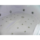Hydrosan Hydromassage-Badewanne mit Heizung Carmen 631RH rechts Weiß 180x120 cm