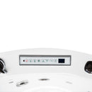 Hydrosan DELLA 916 Hydromassage-Badewanne mit braunem Deckel 170x170 cm