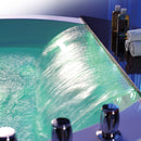 Hydrosan DELLA 916 Hydromassage-Badewanne mit schwarzer Verkleidung 170x170 cm