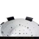 Hydrosan DELLA 916 Hydromassage-Badewanne mit schwarzer Verkleidung 170x170 cm