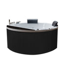 Hydrosan DELLA 916 Hydromassage-Badewanne mit schwarzer Verkleidung 170x170 cm