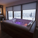 Hydrosan DIABLO 666 EINBAU-WHIRLPOOL-BADWANNE, WEISS, 180x150 CM + VERKLEIDUNG