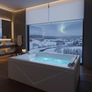 Hydrosan DIABLO 666 EINBAU-WHIRLPOOL-BADWANNE, WEISS, 180x150 CM + VERKLEIDUNG