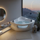 Hydrosan FLORES 601 WEISSE HYDRO-MASSAGE-BADWANNE 140x140 CM