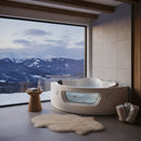 Hydrosan FLORES 601 WEISSE HYDRO-MASSAGE-BADWANNE 140x140 CM