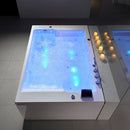 Hydrosan Whirlpool-Badewanne GLORIA Weiß 180x120 cm GLORIA