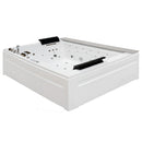 Hydrosan KALAMBO 914 Hydromassage-Badewanne mit weißer Verkleidung 190x150 cm