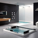 Hydrosan KALAMBO 914 Hydromassage-Badewanne mit schwarzer Verkleidung 190x150 cm
