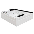 Hydrosan KALAMBO 914 Hydromassage-Badewanne mit schwarzer Verkleidung 190x150 cm