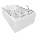 Hydrosan KARI 942 WEISSE HYDRO-MASSAGE-BADEWANNE 180x120 CM