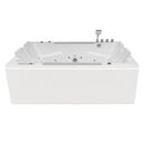 Hydrosan KARI 942 WEISSE HYDRO-MASSAGE-BADEWANNE 180x120 CM