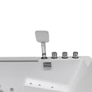 Hydrosan KARI 942 WEISSE HYDRO-MASSAGE-BADEWANNE 180x120 CM