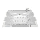 Hydrosan KARI 942 WEISSE HYDRO-MASSAGE-BADEWANNE 180x120 CM