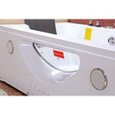 Hydrosan Hydromassage-Badewanne mit Heizung Levante 659H Weiß 180x90 cm