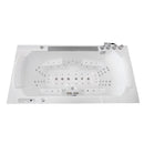 Hydrosan MARBE 941 WEISSE HYDRO-MASSAGE-BADWANNE 180x90 CM