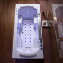 Hydrosan MARBE 941 WEISSE HYDRO-MASSAGE-BADWANNE 180x90 CM