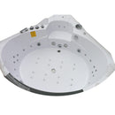 Hydrosan ORINO 632B WEISSE HYDRO-MASSAGE-BADWANNE 157x157 CM
