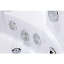 Hydrosan ORINO 632B WEISSE HYDRO-MASSAGE-BADWANNE 157x157 CM