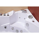 Hydrosan ORINO 632B WEISSE HYDRO-MASSAGE-BADWANNE 157x157 CM