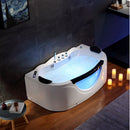 Hydrosan PARMA 924 WEISSE HYDRO-MASSAGE-BADWANNE 160x88 CM
