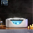 Hydrosan PARMA 924 WEISSE HYDRO-MASSAGE-BADWANNE 160x88 CM