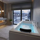 Hydrosan RAMONA 640 WEISSE HYDRO-MASSAGE-BADEWANNE 180x90 CM