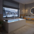 Hydrosan RAMONA 640 WEISSE HYDRO-MASSAGE-BADEWANNE 180x90 CM