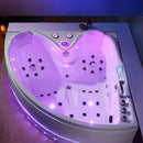 Hydrosan ROMA 764 Hydromassage-Badewanne links, weiß, 150 x 150 cm