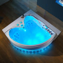Hydrosan ROMA 764 Hydromassage-Badewanne links, weiß, 150 x 150 cm