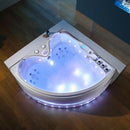 Hydrosan ROMA 764 Hydromassage-Badewanne links, weiß, 150 x 150 cm