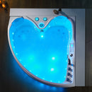 Hydrosan ROMA 764 Hydromassage-Badewanne links, weiß, 150 x 150 cm