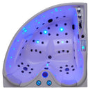Hydrosan ROMA 764 RECHTS WEISS HYDRO-MASSAGE-BADEWANNE 150x150 CM
