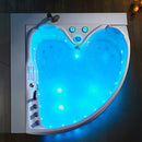 Hydrosan ROMA 764 RECHTS WEISS HYDRO-MASSAGE-BADEWANNE 150x150 CM