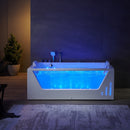 Hydrosan SATURN 944 WEISSE HYDRO-MASSAGE-BADEWANNE 180x90 CM