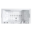 Hydrosan SATURN 944 WEISSE HYDRO-MASSAGE-BADEWANNE 180x90 CM