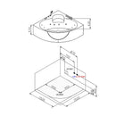 Hydrosan SIGNA 635 WEISSE HYDRO-MASSAGE-BADWANNE 150x150 CM