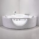 Hydrosan SIGNA 635 WEISSE HYDRO-MASSAGE-BADWANNE 150x150 CM