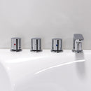 Hydrosan SIGNA 635 WEISSE HYDRO-MASSAGE-BADWANNE 150x150 CM