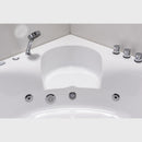 Hydrosan SIGNA 635 WEISSE HYDRO-MASSAGE-BADWANNE 150x150 CM