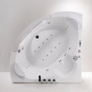 Hydrosan SIGNA 635 WEISSE HYDRO-MASSAGE-BADWANNE 150x150 CM