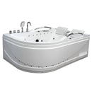 Hydrosan VENEZIA 761 HYDRO-MASSAGE-BADWANNE RECHTS WEISS 180x120 CM