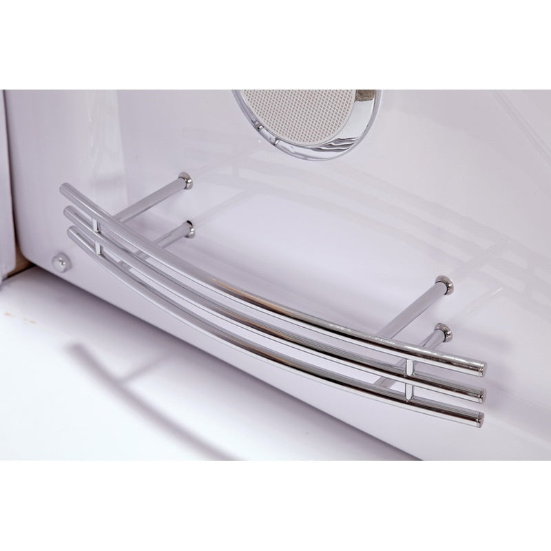 Hydrosan Hydromassage-Badewanne mit Heizung Carmen 631LH Links Weiß 180x120 cm