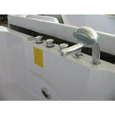 Hydrosan Hydromassage-Badewanne mit Heizung Carmen 631LH Links Weiß 180x120 cm