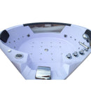 Hydrosan Hydromassage-Badewanne mit Heizung ORINO 632AH 152x152 cm