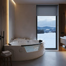 Hydrosan Hydromassage-Badewanne mit Heizung ORINO 632BH 157x157 cm